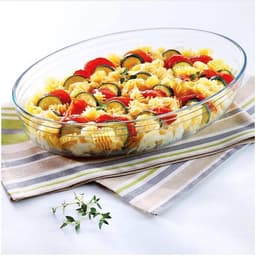 Luminarc Tempered Oval Dish Set Of 2 Pcs (1.7 L+3.8 L) image 4