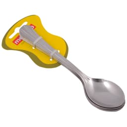 Montavo Flair Dessert Spoon Silver Set of 6 image 1