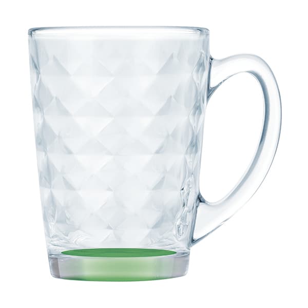 Luminarc Temp New Morning Diamond Mug  Green Line 320ml