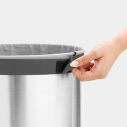 Brabantia Laundry Bin 35 Ltr Matt Steel image 1