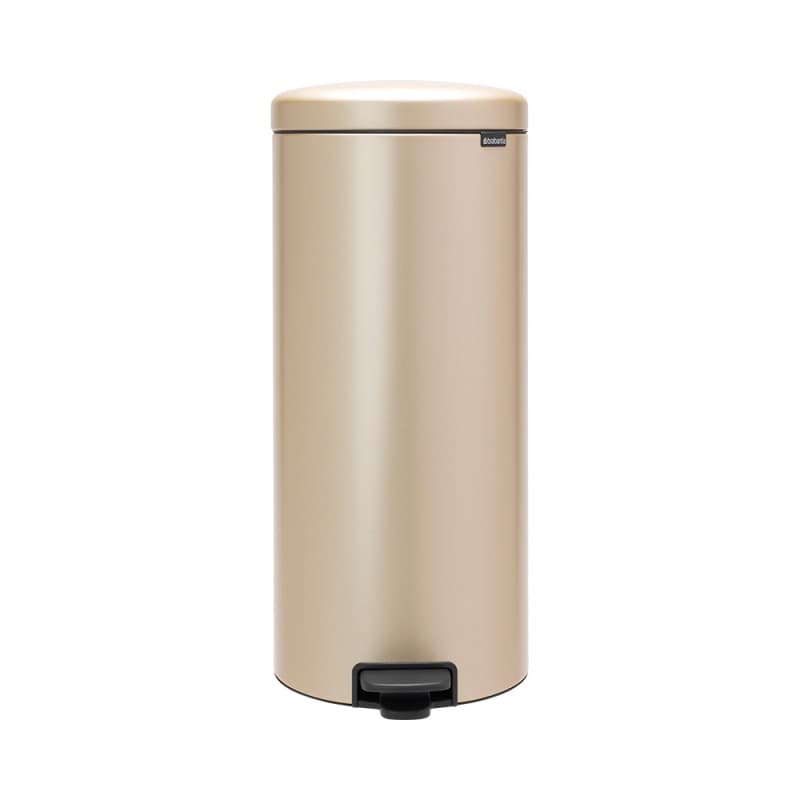 Brabantia Pedal Bin 30 Ltr NewIcon - Metallic Gold