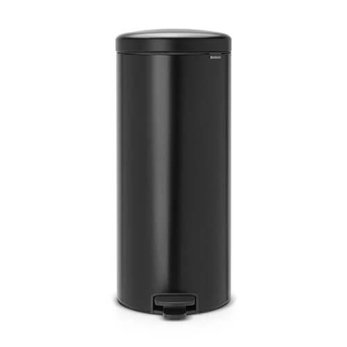 Brabantia Pedal Bin 30 Ltr NewIcon - Matt Black