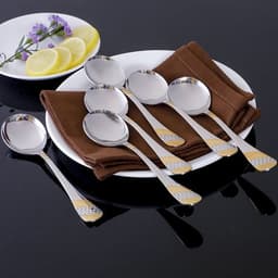 FNS Jessica Soup Spoon Set of 6 Pcs image 1