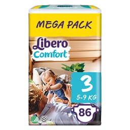 Libero Daipers Comfort 3 - 5-9 Kg (86 Pcs) image 0