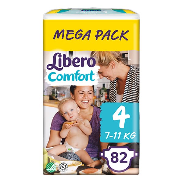 Libero Daipers Comfort 4 - 7-11 Kg (82 Pcs)