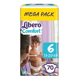 Libero Daipers Comfort 6 - 13-20 Kg (70 Pcs) image 0
