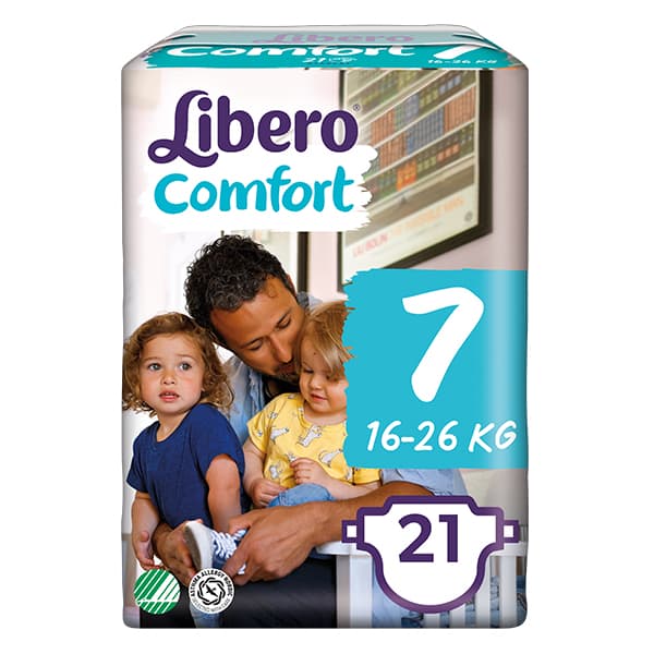 Libero Daipers Comfort 7 - 16-26 Kg (21 Pcs)