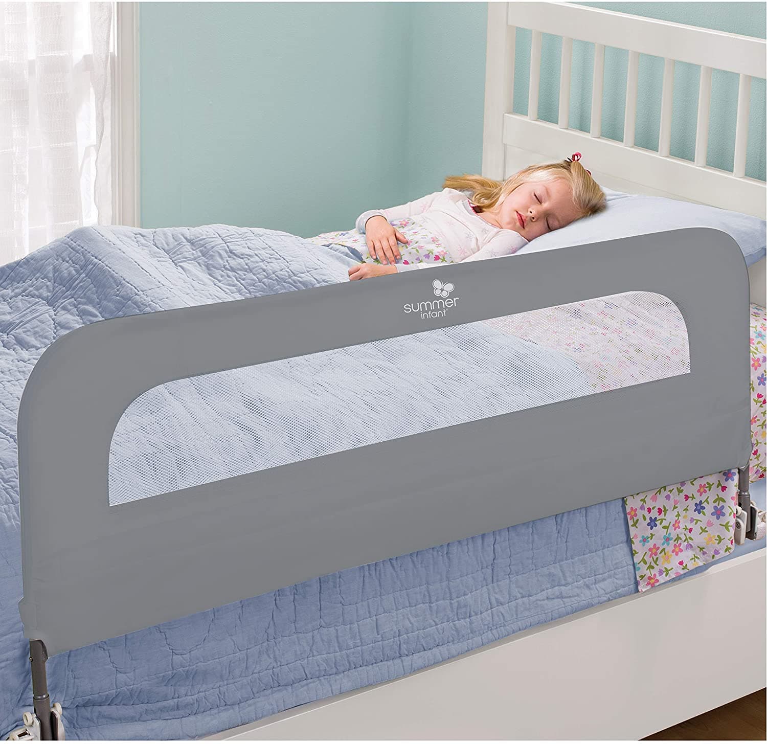 Summer Infant Grow With Me Single Safety Grey Bedrail 108x53 cm