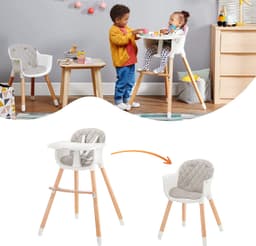 Kinderkraft Sienna High Chair Grey image 1