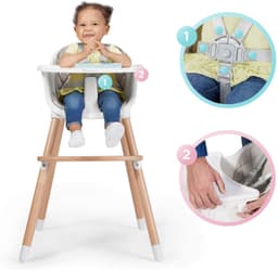 Kinderkraft Sienna High Chair Grey image 2