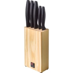 Amefa Urban 5pcs Knife Set Wooden Block image 0