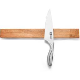 Amefa Acacia Magnetic Wood Finish Knife Rack image 0