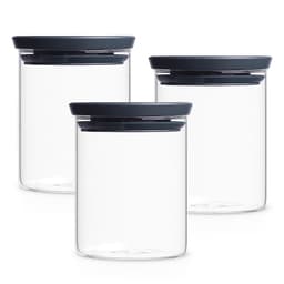 Bundle of 3 Brabantia Glass Jar 0.6L image 0