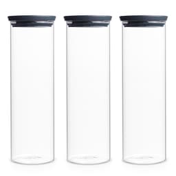 Bundle of 3 Brabantia Glass Jar 1.9Lt image 0