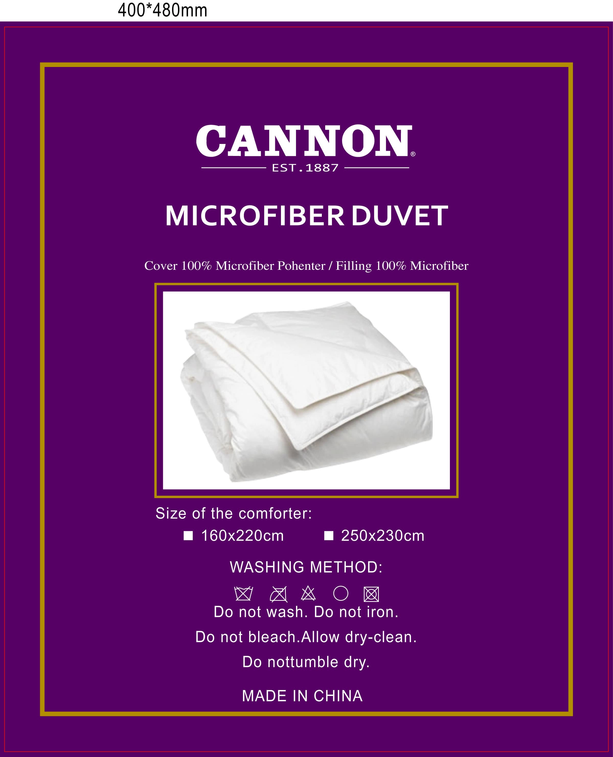 Cannon Duvet 160X220