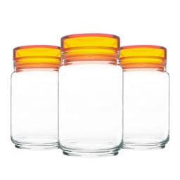 Bundle of 3 Luminarc Jar 0.75Lt with Assorted Colors Lid image 0