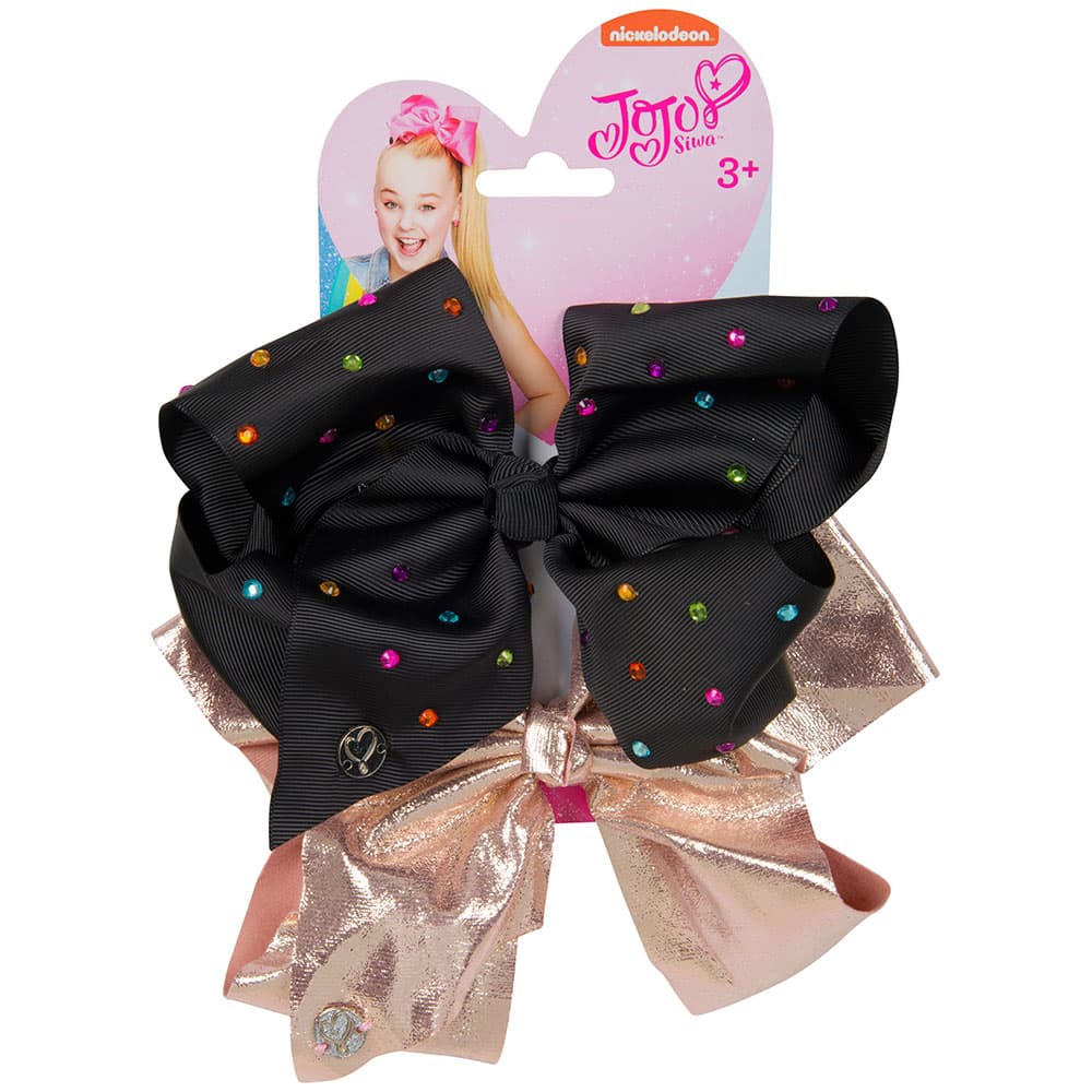Jojo Bow Set - Black/Rose Gold