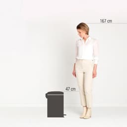 Brabantia Pedal Bin NewIcon 20 Ltr White image 2