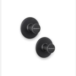 Brabantia Towel Hook Set of 2 Pcs Dark Grey image 1