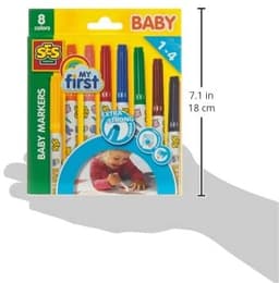 SES Creative My First Baby Markers 8 Colours image 4