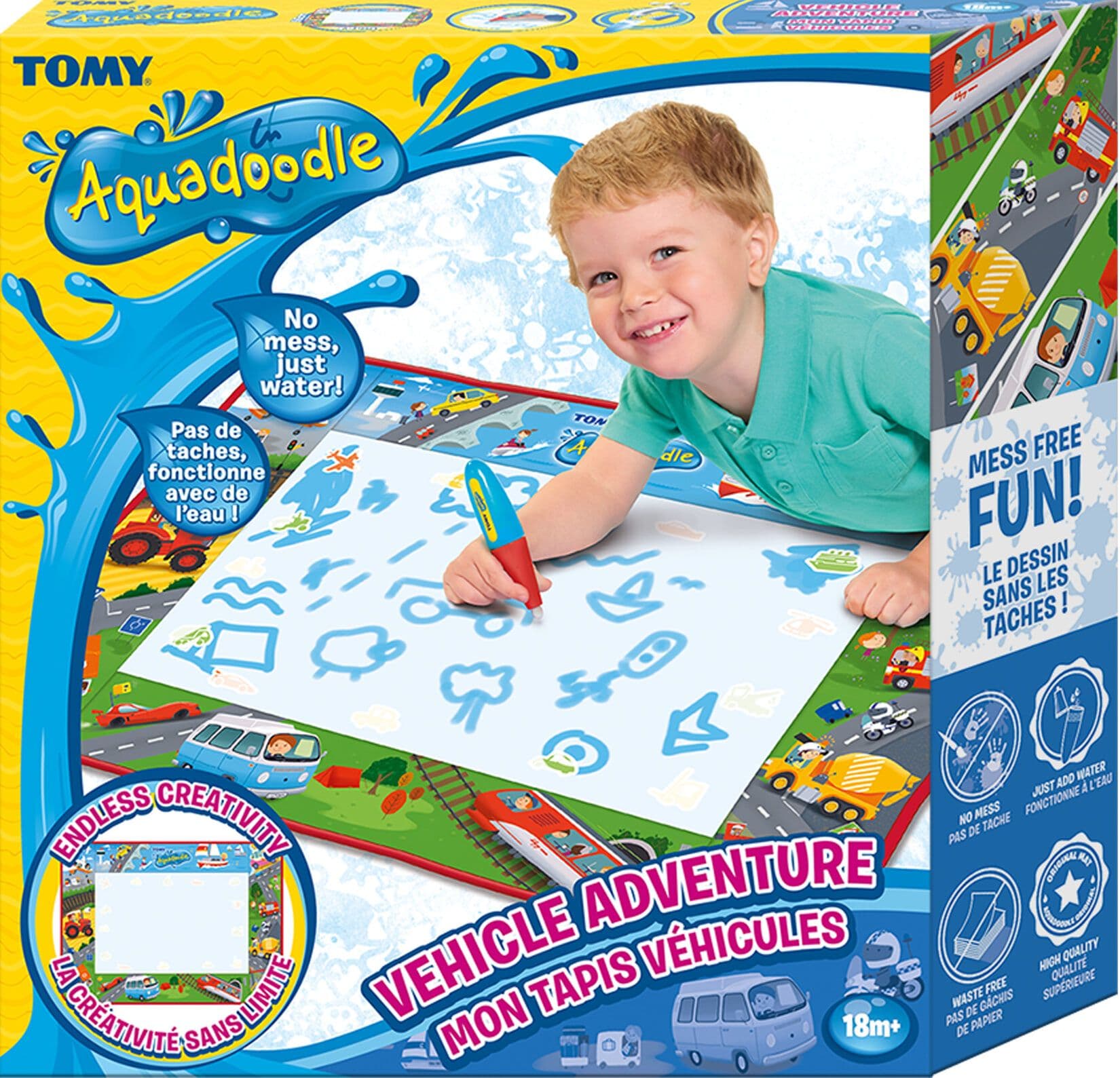 Tomy Aquadoodle Vehicle Adventure Water Coloring Mat