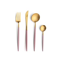 FNS Mino 24 Pcs Cutlery Set (Pink & Gold) image 0