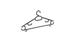 Okyanus Black Maxi Clothes Hanger 6 Pcs image 0
