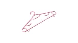 Okyanus Plastic Clothes Hangers 6 Pcs image 0