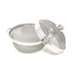 FNS SS Multi Purpose Basket With Cover 35cm image 0