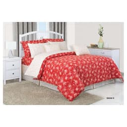 Cannon King Printed Comforter 6pcs (Snow R) image 0