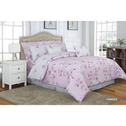 Cannon Single Printed Comforter 4pcs (Purple B) image 0