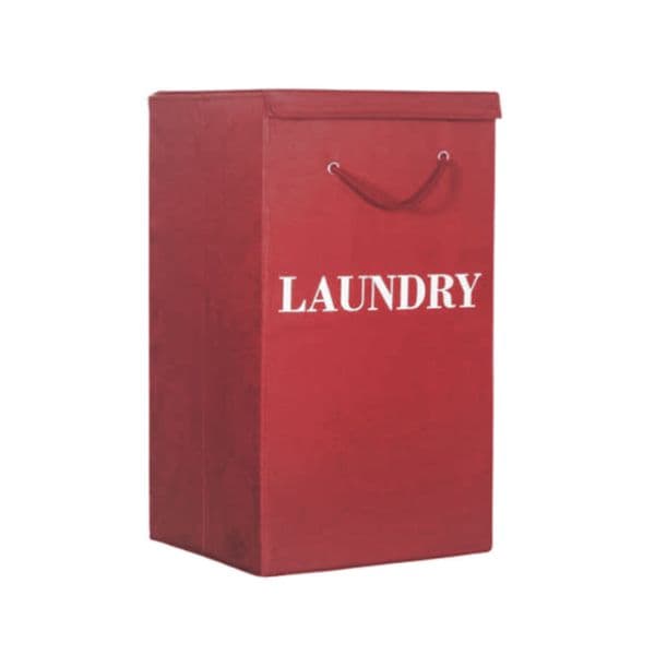 Fashion Printed Laundry Hamper Burgundy