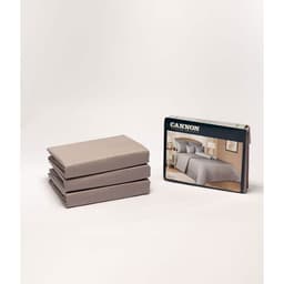 Cannon King Plain Duvet Cover 4 pcs Grey image 0
