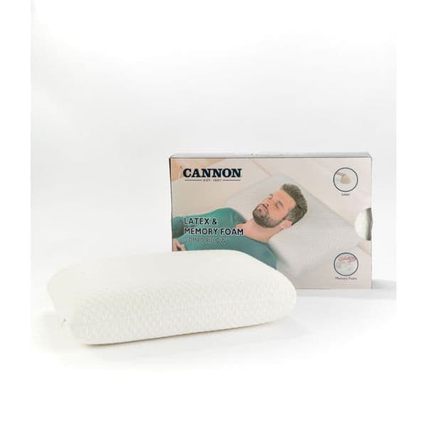 Cannon Latex & Memory Foam Combo Pillow