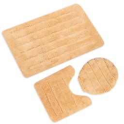 Cannon Plain Bath Mat Set 3 pcs Gold image 0