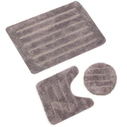 Cannon Plain Bath Mat Set 3 pcs Beige image 0