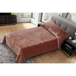 Cannon Plain Rashel Blanket 180×240cm Mocha image 0