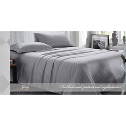 Fashion Twin Plain Duvet Cover 3 pcs Grey image 0
