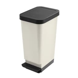 Tontarelli Moda Pedal Bin 45 Ltr Cream-Black image 0