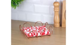 Okyanus Horizontal Napkin Holder / Gold image 1