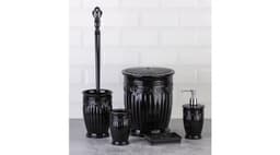 Okyanus Sultan Bathroom Set (5 pcs) Black image 0