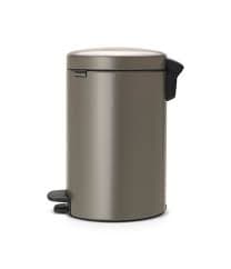 Brabantia Pedal Bin 12L New Icon Platinum image 1