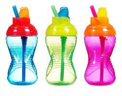 Munchkin Mighty Grip Flip Straw Cup 300 ML image 2