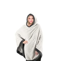 Cannon Pyramid Shape Embossed Flannel Body Wrap Cream image 0