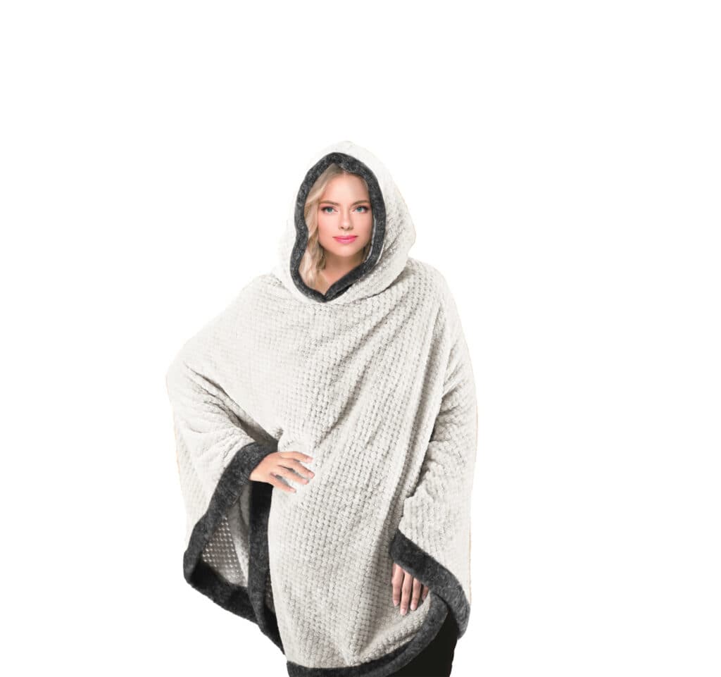 Cannon Pyramid Shape Embossed Flannel Body Wrap Cream