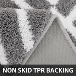 Cannon Zigzag Bathmat 50×80 Grey image 1