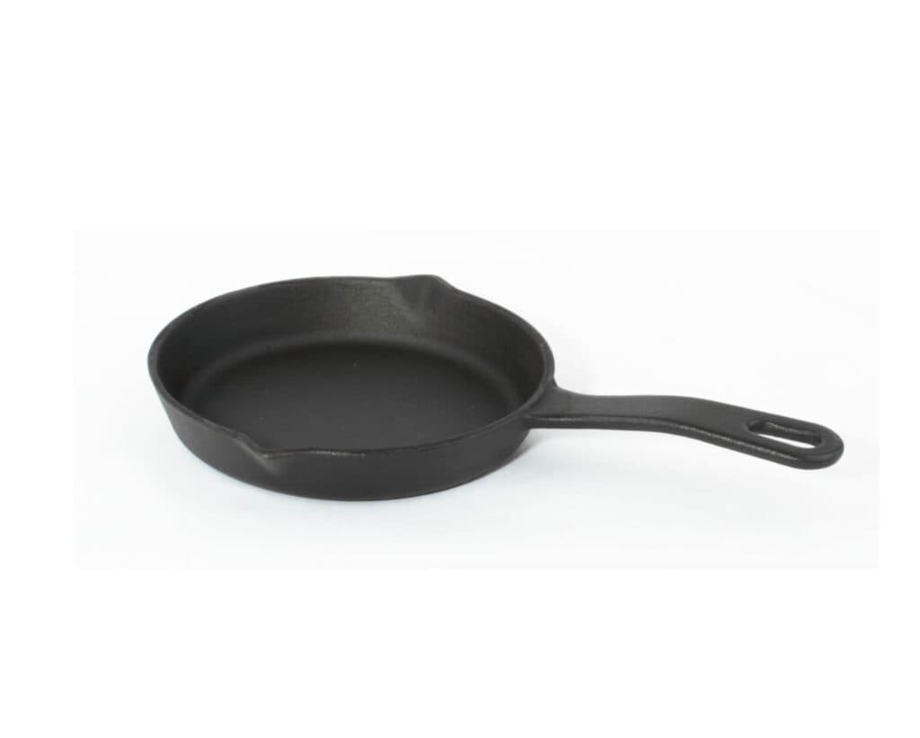 OMS Cast Iron Fry Pan Black 27 cm