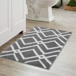Cannon Zigzag Bathmat 50×80 Grey image 0