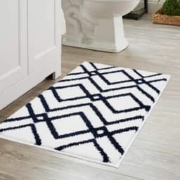 Cannon Zigzag Bathmat 50×80 White image 0