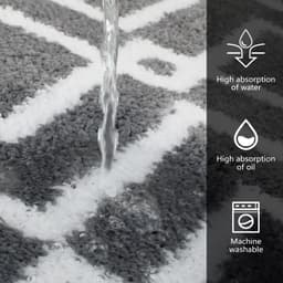 Cannon Zigzag Bathmat 50×80 Grey image 3